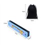 4pcs Harmonica de Bande Dessinée pour Enfants 16 Trous Double Rangée Harpe Diatonique Harmonica en Bois avec 4 Sacs de Rangement