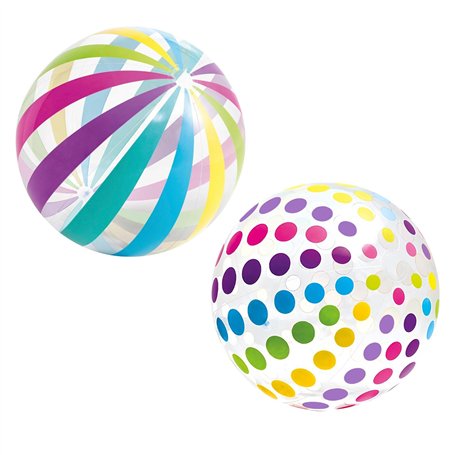 MOERAE Lot de 2 ballons de piscine - Sans BPA et résistants aux UV - Plaisir de plage et de jardin
