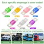yotutun Fusible Midi, 14 Pièces Mini Fusible 30A/40A/50A/60A/70A 80A/100A Fusibles Automobiles Fusible Midi à Courant Élévé pour