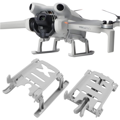 Craznick Train d'atterrissage pour DJI Mini 4 Pro Extension de jambe pliable à dégagement rapide pour DJI Mini 4 Pro Fly More Co