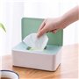 Boite a Lingettes Humides Sac à Lingettes Mouillées Distributeur de Lingettes Humides Réutilisables et Rechargeables Boîte à Pap