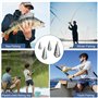 mohito 20PCS Poids de Pêche Plombs Plomb Drop Shot 5g/10g/15g/20g Forme de Goutte Pêche Sinker pour la pêche en Mer et en Eau Do