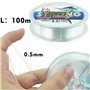 5 mm monofilament en nylon transparent