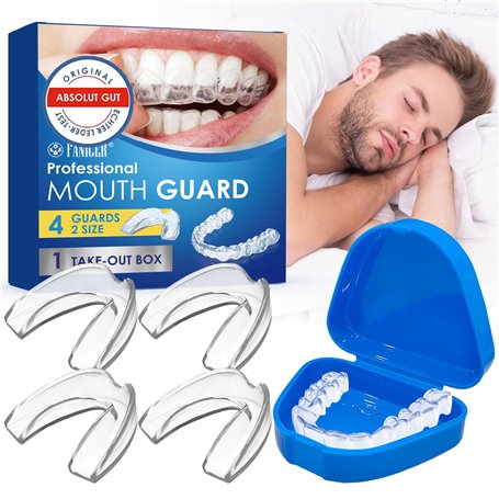 4 Pièces 2 Tailles Gouttiere Dentaire Bruxisme