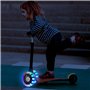 mizikuu 2 Pièces Roues de Trottinette Lumineuses, 100 mm LED Roues de Scooter Lumineuses avec Roulement ABEC-9 Scooter Replaceme