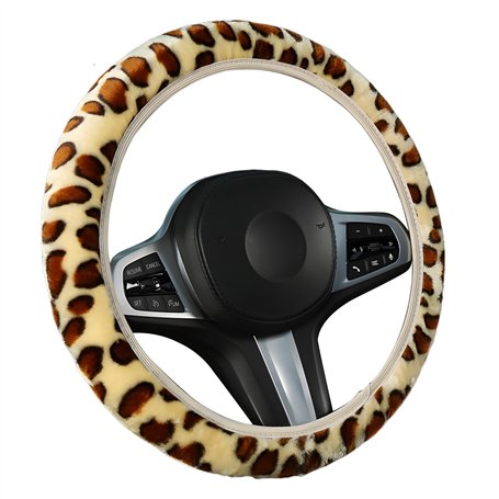 1 housse de volant avec motif léopard