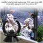 DONGKER 10 PCS Ventouses Chauffantes pour Aquarium, Lampe de Plongée Ventouse Gel de Silice Ventouse avec Clips pour Fish Tank