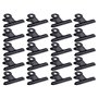 Anlising 20 Pièces Noir Bulldog Petits Clips