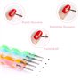 Hanyousheng Dotting Pen, Nail Art Dotting Tools, Nail Art Sculpture Pen Double Pointe, 5 Pièces Nail Art Dessin Peinture Outils 