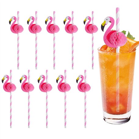 LUMOOM Lot de 50 pailles à cocktail