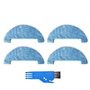 BLUELIRR Lot de 4 Chiffons de Nettoyage en Microfibre compatibles avec aspirateur Robot AMIBOT Spirit/Animal H2O