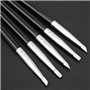 HERCHR Pinceau Silicone, Lot de 5 Pinceau Silicone Sculpture, Pinceau sculpteur, Pinceaux en Silicone pour Modeler, Pinceau Embo