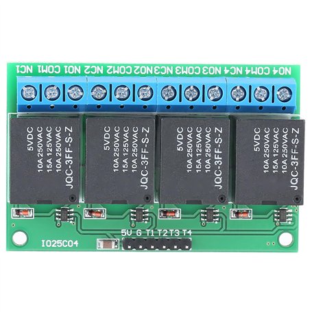 IO25C04 module de relais de verrouillage de déclenchement 4 canaux 5V bistable autobloquant