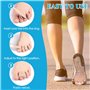8 Redresseur D'orteil Réglable,4 Pcs Séparateur Orteils+4 Pcs bandages pour Orteils,Marteau orteil Correcteur de Coussinets en g