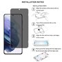 YIFNTANG [2 Pièces] Verre Trempé Anti-espion pour Samsung Galaxy S21 Plus 5G,9H Dureté, Anti Rayures,Sans Bulles,Privacy Protect
