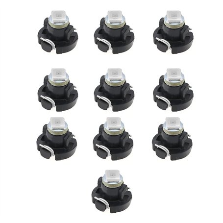 Create idea 10x T3 8mm Cone LED Ampoule 1LED SMD1210 Puce 10LM Extrêmement Lumineux pour Voiture Auto Tableau De Bord Lecture Ja