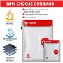 Sacs Anti-Feu, 2 Porte-Documents Ignifuges pour Documents - ImperméAble et Ignifugé - pour Ranger des Objets de Valeur (Gris)