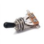 Alnicov Interrupteur à bascule 3 voies pour guitare basse Les Paul LP, pointe noire