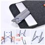 Yanavee Support Ordinateur Portable, Support PC Portable Aluminium Ventilé Pliable à 6 Niveaux de Réglable,Ergonomique Laptop St