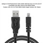 Adhiper Câble USB de Rechange pour Transfert de données d'appareil Photo 8 Broches Compatible avec l'appareil Photo numérique So