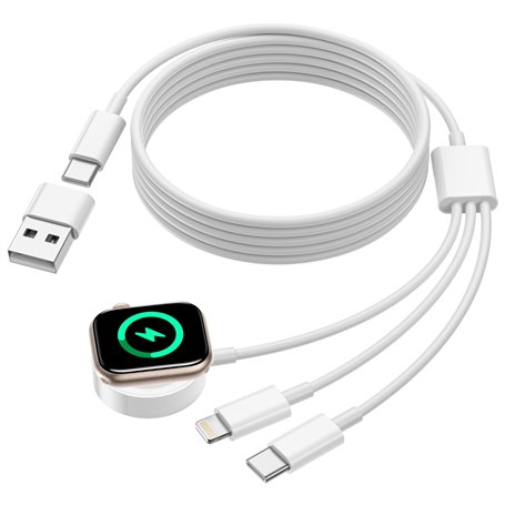 3 en 2 Cable pour Chargeur Apple Watch