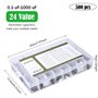 Condensateurs Électrolytiques 10V 16V 25V 50V Capacité 0.1uF à 1000uF Électrolyte Aluminium Assortiment Kit avec Boîte de Rangem