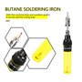 Fer à Souder au Gaz, Fer à Souder au Butane Outil Stylo de Soudure sans Fil Pistolet de Soudure de Fer à Souder de Chalumeau au 