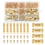100 Pièces Accroche Tableau Crochet Cadre，Fixations pour Cadres，Mural Attache Cadre Accroche Cadre ，pour Cadres Photo Affiches P