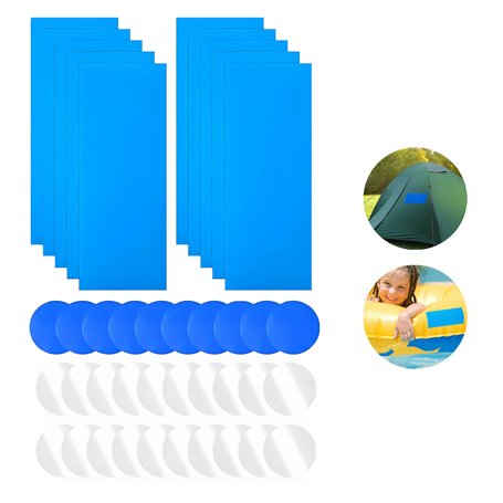 40 Pièces Piscine Patch de Réparation