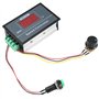 QWORK® DC 6-60V 30A, Contrôleur de vitesse de moteur PWM DC avec affichage LED et interrupteur réglable