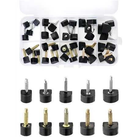 QWORK® 20 Paires Embouts de Rechange en Forme de U pour Talons Hauts