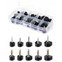 QWORK® 20 Paires Embouts de Rechange en Forme de U pour Talons Hauts, 8, 9, 10, 11, 12 mm