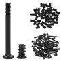 QWORK® 80 Pièces vis de boîtier d'ordinateur, vis autotaraudeuses pour ventilateurs de PC, pour le montage de ventilateurs de bo