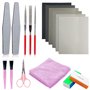 Surflyee 17 PCS Kit de Polissage de Résine