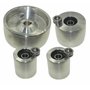 (AL5-19) CNC usiné Roue de Courroie Meuleuse pour Couteaux Meuleuses 130 mm Entraînement 19 mm Tige 75 mm Rail 50 mm…