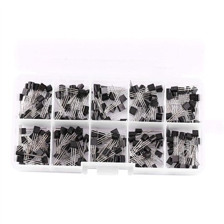 Akozon Kit de Transistor 10 Valeurs Assortiment de Transistor Bipolaire BC337