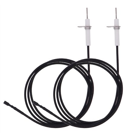 2 x 1 mètre de fil d'allumage par impulsion et de montage d'électrode en céramique