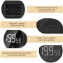 GlasFlength Minuteur de Cuisine Numérique, Magnétique Minuteur Visuel avec 3 Niveaux de Volume Réglable Grand Écran LED Compte à