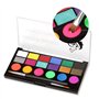Palette de Maquillage pour Enfants, Vegena 18 Couleurs Kit de Peinture Corporelle pour le Visage et le Corps avec 2 Pinceaux et 