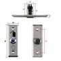 Dongyang Bouton Poussoir de Bouton de Sortie de porte en Acier Inoxydable avec Iumière LED pour Système de Verrouillage de Contr