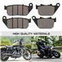 Yerbay Plaquettes de Frein Avant/Arrière kit pour Harley Davidson XL 883 Iron 2009-2014