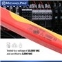 MichaelPro MP003068 Pince de pompe à eau isolée de 25,4 cm, certifiée VDE 1000 V, dureté des mâchoires HRC58 à 62, poignées anti