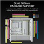 Boîtier PC - CORSAIR - FRAME 4000D RS - Moyen-tour - Blanc - CC-9011313-WW