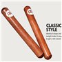 Meinl Claves classiques Classic Claves Bois rouge
