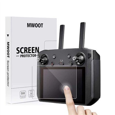 MWOOT (3 Pièces Protection Écran Compatible avec DJI Télécommande pour DJI Mavic 2 Pro/Zoom (Protecteur en Verre Trempé)