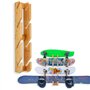 COR Surf Skateboard Wall Mount Display 4 Boards | Snowboard Wall Storage Mount Holds Four Boards Made with Sustainable Bamboo 4