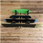 COR Surf Skateboard Wall Mount Display 4 Boards | Snowboard Wall Storage Mount Holds Four Boards Made with Sustainable Bamboo 4 