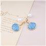 Inilbran Boucles D'oreilles Boho Coquillage Boucles D'oreilles Coquillage Bleu Boucles D'oreilles Perle Vintage Boucles D'oreill