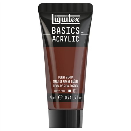 Liquitex Basics Acrylique Tube 22 ml Terre Sienne Brulee ROW