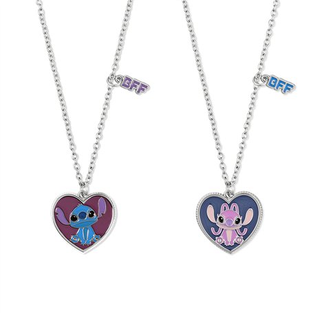 Disney Lilo & Stitch 2pcs BFF Necklace Set